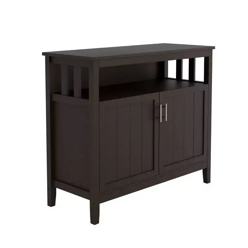 Aparador de madera de 39.96 in. con 2 puertas y 1 estante
