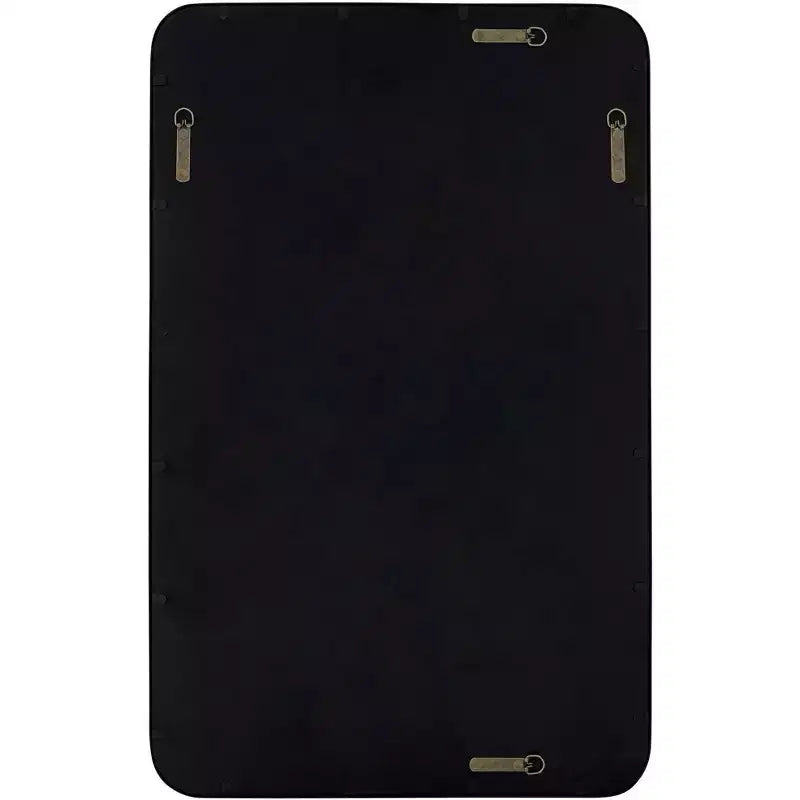 Miroir mural rectangulaire noir de 24 x 38