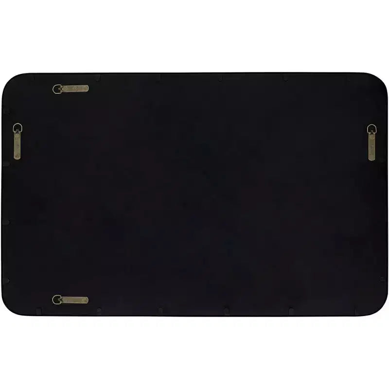 Miroir mural rectangulaire noir de 24 x 38