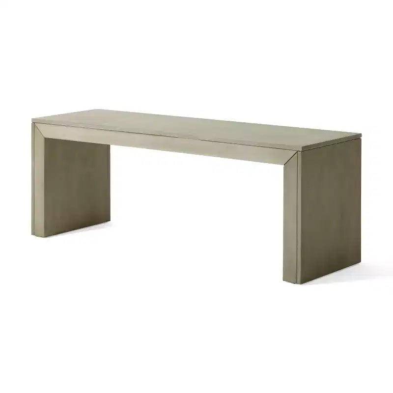 Banco de comedor rústico de madera de acacia de 48