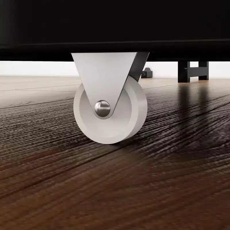 Estructura de cama contemporánea blanca tamaño queen: iluminación ajustable y amplio cajón bajo la cama para almacenamiento, para un descanso estable y acogedor