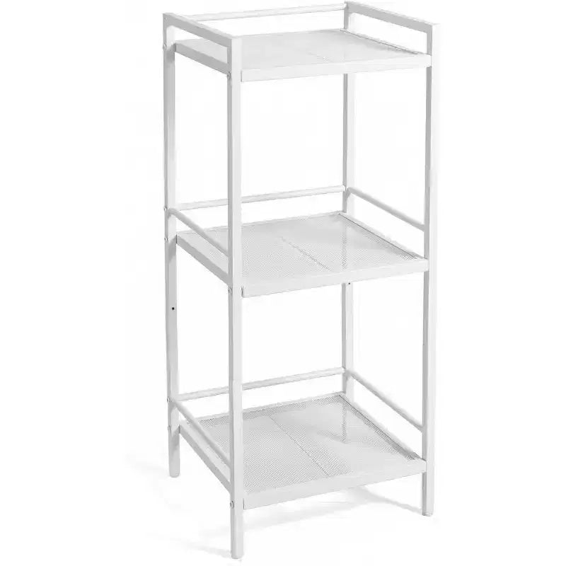 Estantería de almacenamiento de acero al carbono, unidad independiente de estantes para baño, soporte para exhibir plantas, estantería de esquina para organizar la cocina