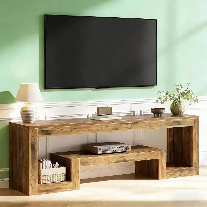 TV-Schrank, Vintage-Medienkonsole und Entertainment-Center