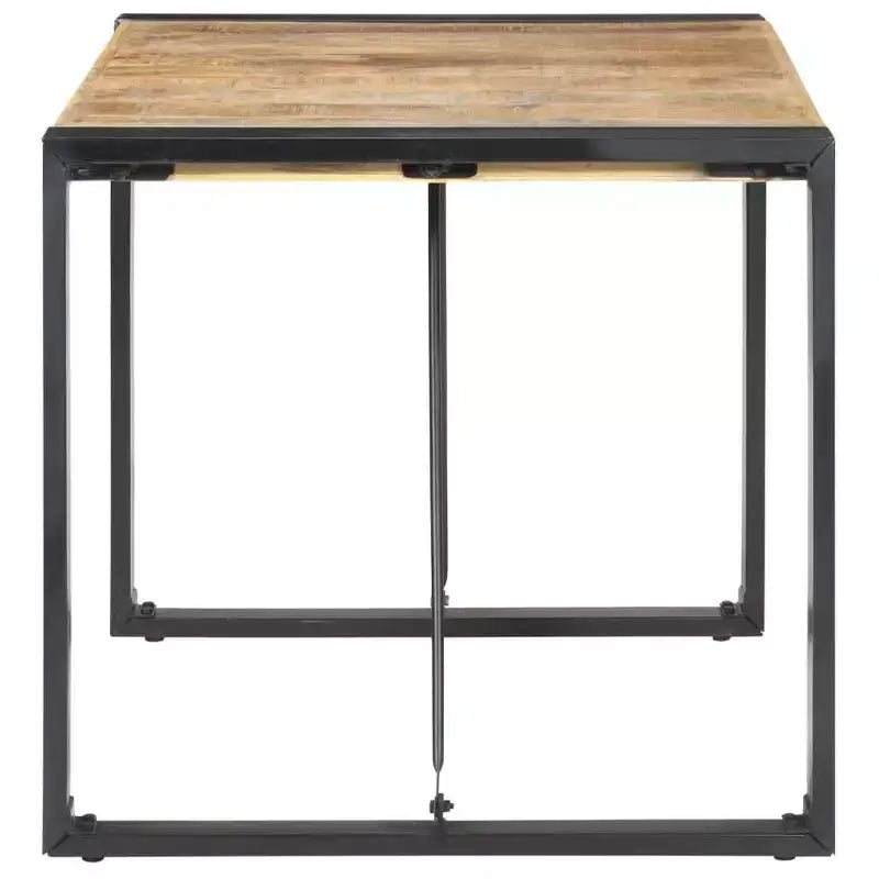 Table de salle à manger en bois massif de manguier brut et d’acacia