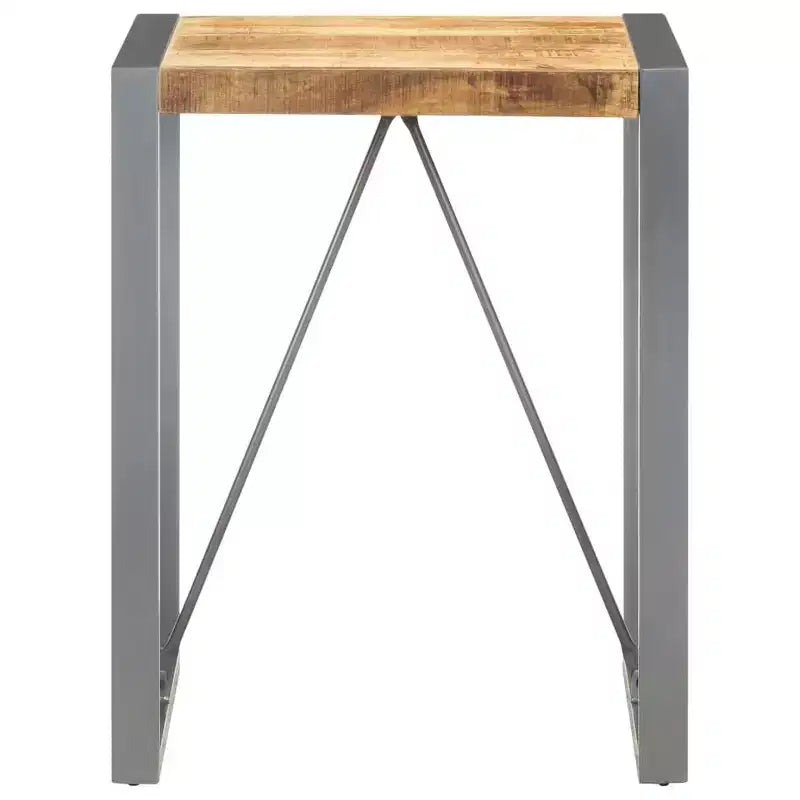 Table de salle à manger en bois massif de manguier brut et d’acacia