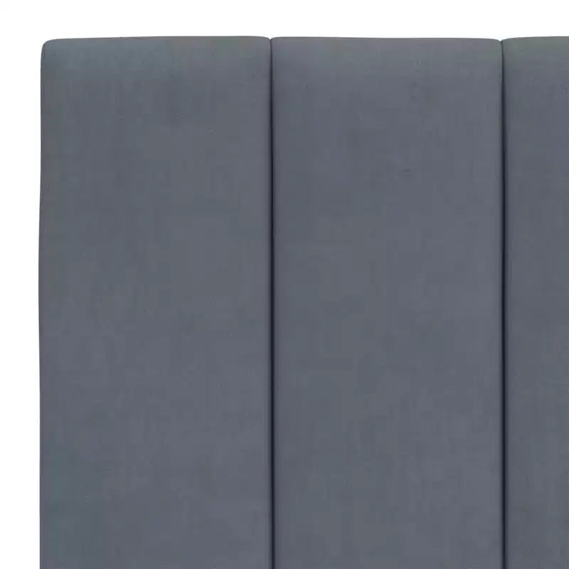 Estructura de cama con LED, sin colchón, 76x79.9, terciopelo